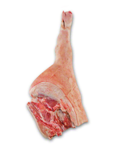 LEG, BONE IN, STRAIGHT CUT, FLANK ON, FEET OFF